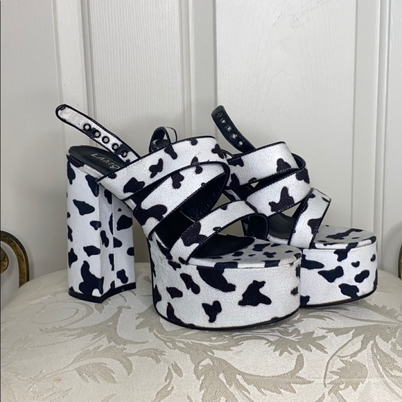 cow print platforms